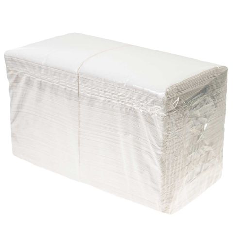 Ultrasoft Quilted Cocktail Napkin White 2000 per carton