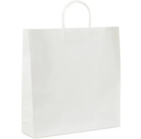 Ex-Large Twist Handle Bag   White