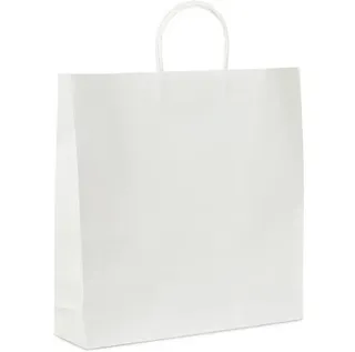 Ex-Large Twist Handle Bag   White