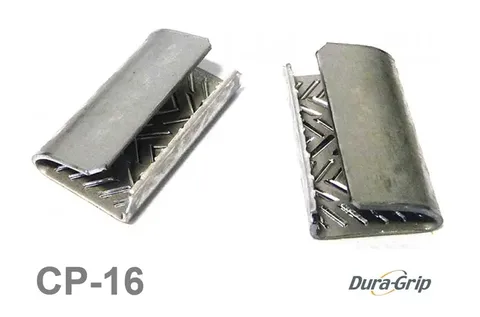 CP-16 Serrated Metal Seals     (to suit green polyester strapping)   ctn/1000