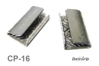 CP-16 Serrated Metal Seals     (to suit green polyester strapping)   ctn/1000
