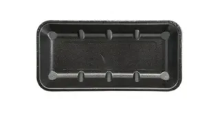 Black Foam Tray Black     11 x 5    DEEP   ctn/360   slv/90