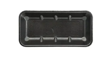 Black Foam Tray Black     11 x 5    DEEP   ctn/360   slv/90