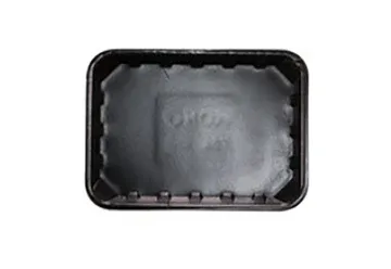 Foam Tray Black    7 x 5   SHALLOW     ctn/1000       slv/125