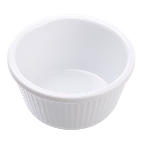 White Ribbed Souffle Ramekin 130mm x 55mm  (485ml)