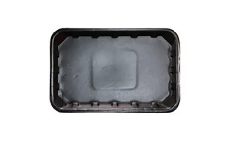 Foam Tray Black   8 x 5   SHALLOW      ctn/1000     slv/125