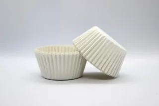 White Patty Pan  38mm base x  28mm wall     slv/500