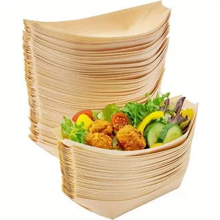 Bamboo Boat           115mm Long x 65mm Wide
