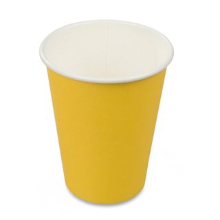 Shamrock 12oz Tall Single Wall Cup Yellow