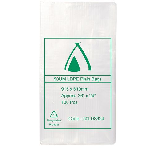 LDPE Poly Bags 36" x 24" (915 x 610)   ctn/300