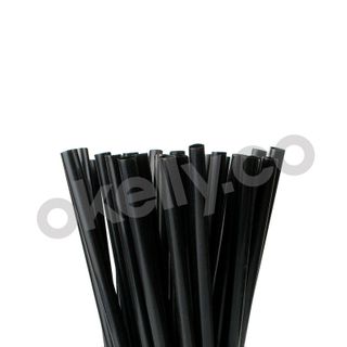 Oxo-Biodegradable Black Jumbo Straw ctn /3000