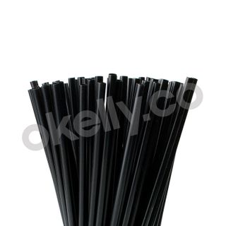 Oxo-Biodegradable Black Regular Straw