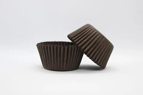 Brown Patty Pan   medium paper liner/cup   50mm base x 35mm wall        pk/500