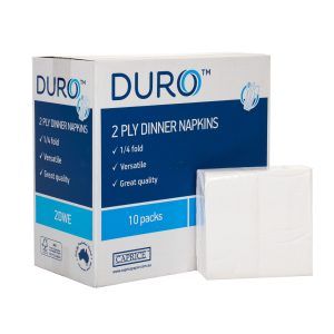 Duro 2 ply Dinner Napkin White