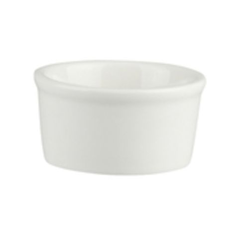 Round Dish/Ramekin - White - 70mm x 35mm  70ml