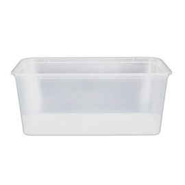 CR 1000 1000ml Rectangle Take Away Container   Cnt-500      Sleeve-50
