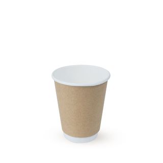 Shamrock 12oz Tall Kraft Double Wall Coffee Cups