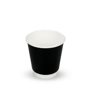 Shamrock 12oz Regular Double Wall Cup - Black