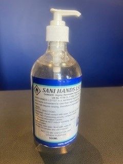 Sani Hands Alcohol Gel - 500ml Pump Bottle