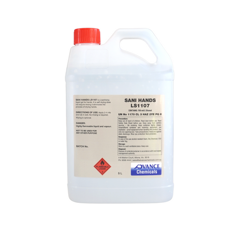 Sani Hands Liquid Hand Sanitiser 5lt   LS1107