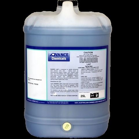 Raidar Toilet Bowl Cleaner LA47  25lt