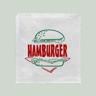 Printed Hamburger Bag   pack/1000