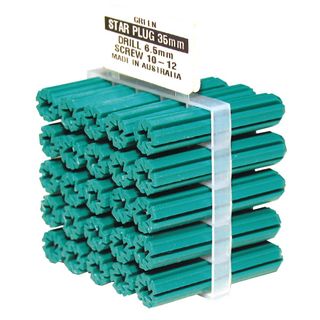 PVC Wall Plugs - 7mm Green