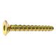 Countersunk Screwbolt - Yellow Zinc