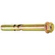 Hex Head Sleeve Anchors - Yellow Zinc