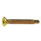 Countersunk Head Fine Thread - Yellow Zinc