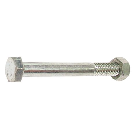 M6 x 120mm Zinc Hex Head Bolt  & Nut