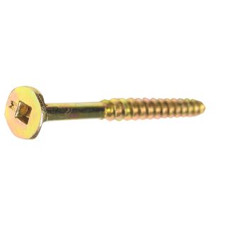 10g x 100mm Yellow Zinc SQ2 Chipboard Screws  -( QUADREX )-