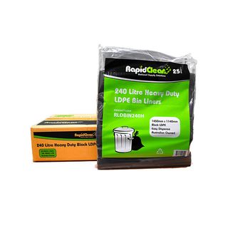 Garbage Bin Liners 240Ltr   Pk/25