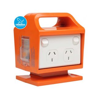 4 Outlet Portable Power Centre 10amp with RCD.