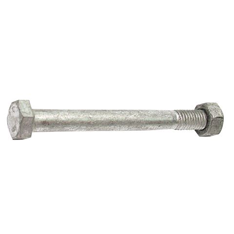 M20 x 120mm Galvanised Hex Head Bolt  & Nut