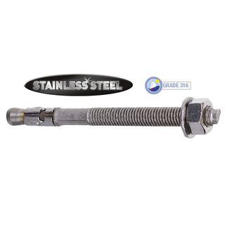 M10 x 75mm Stainless Trubolt