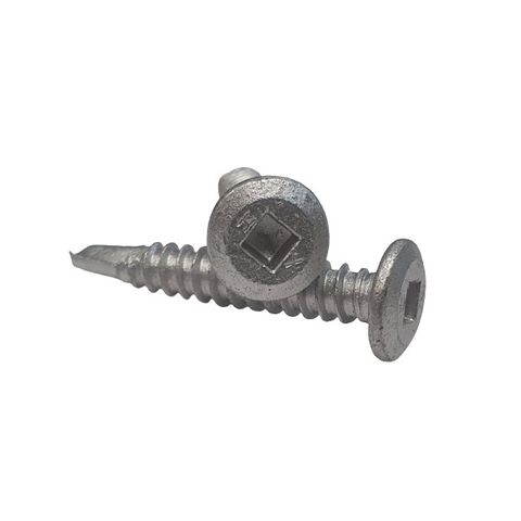 10g x 30mm Stainless 316 Square Drive Wafer Head screws