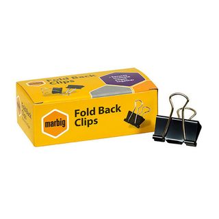 Bulldog foldover clip 25mm BOX OF 12 ONLY