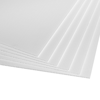 Premium Corflute Protection Sheet 400gsm 1800 x 1200mm   WHITE