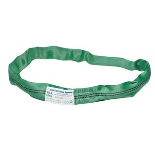 2000kg x 10mtr Round Sling Green