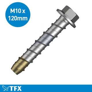 Hex Head Stainless Screwbolt- M10 x 120mm