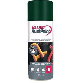 350gm Aerosol Galmet Rust Paint Epoxy Finish - Brunswick Green