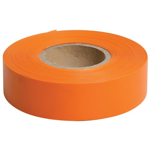 Flagging Tape Orange 25mm x 75m - Surveyors Ribbon -