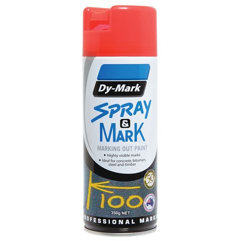 - DY-MARK - Survey Marking Paint Fluro Red