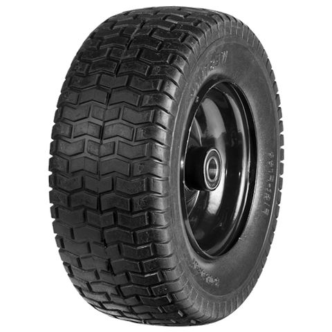 Solid Tyre + Metal Rim for Wheelbarrow 16inch x 6.5 Inch