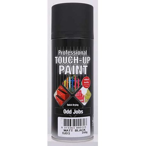 Budget Spray Touch Up Paint 300g - MATT BLACK