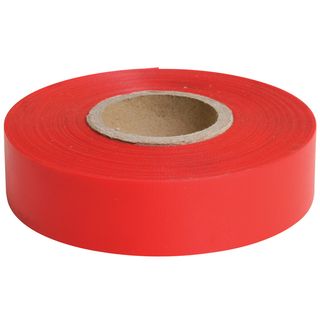 Flagging Tape Red 25mm x 75m - Surveyors Ribbon -