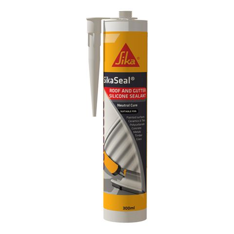 SIKASEAL Roof and Gutter Silicone 300ml  WHITE