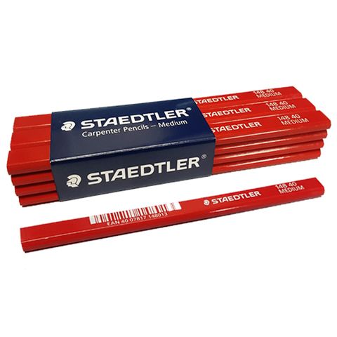Red Carpenters Pencil Medium - STAEDTLER