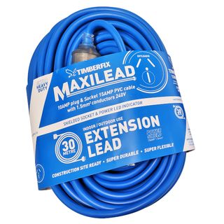 30m Extension Leads Heavy Duty - TFX Branded - BLUE